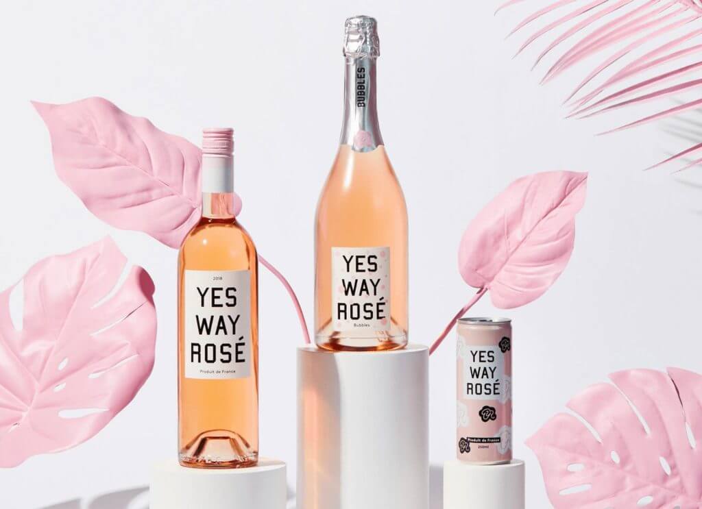 Yes way rose - 2 bottles and a can
