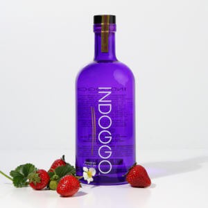 Indoggo Bottle and Strawberries