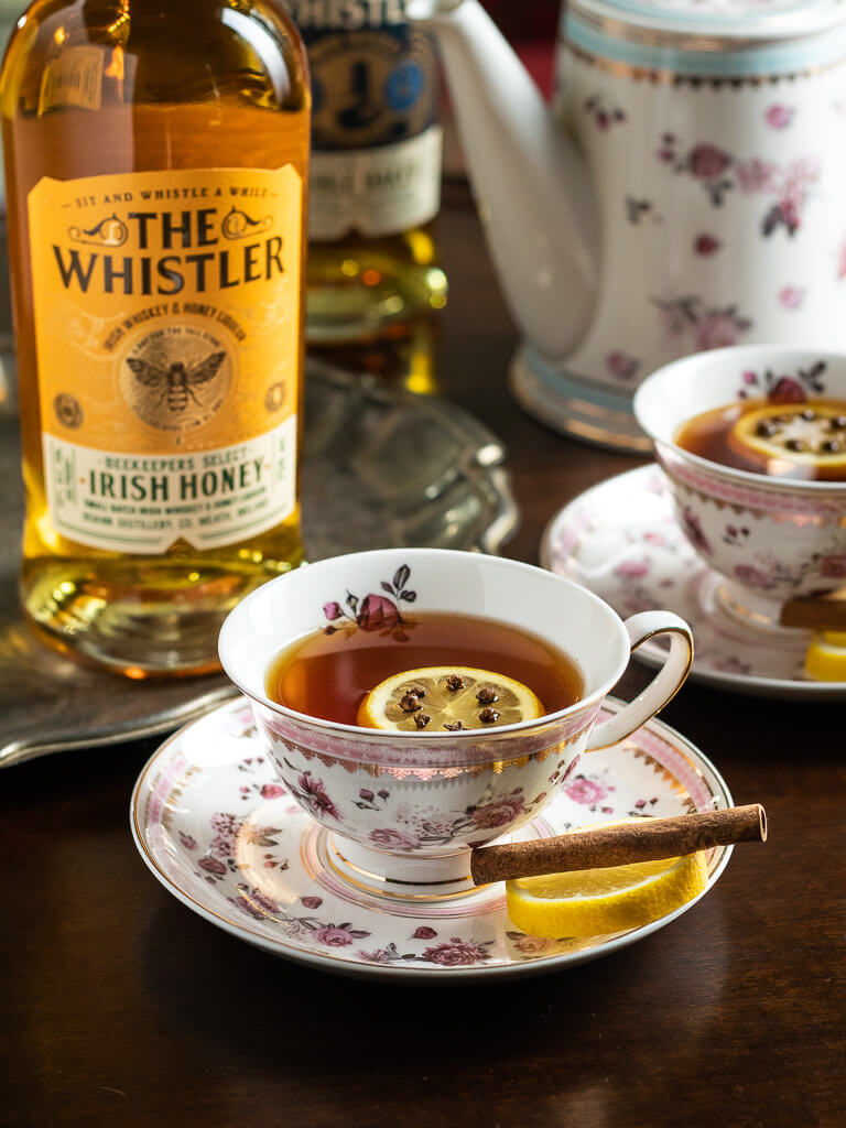 Whistler Irish Honey Snug Tea Toddy and thewhislter irish honey behind it
