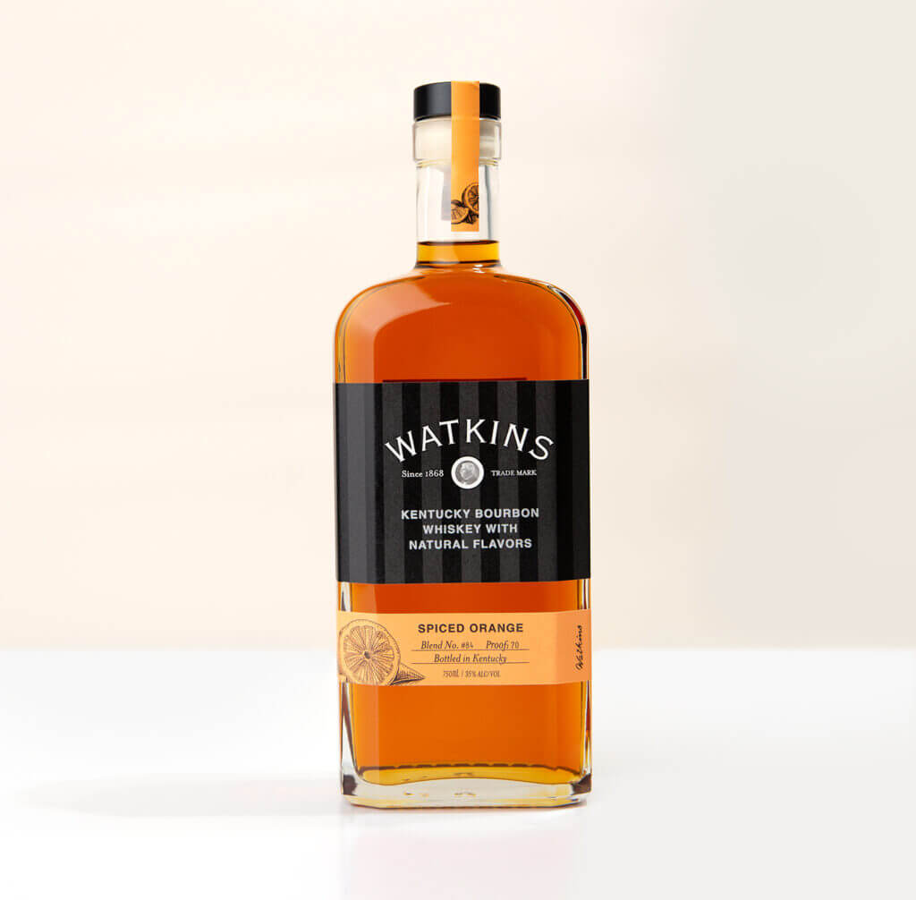 Watkins Spiced Orange Kentucky Bourbon Whiskey with Natural Flavors